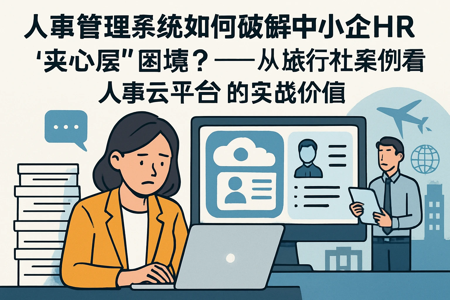 人事管理系统如何破解中小企HR“夹心层”困境？——从旅行社案例看人事云平台的实战价值