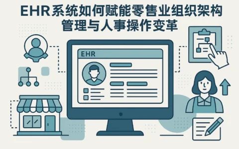 EHR系统如何赋能零售业组织架构管理与人事操作变革