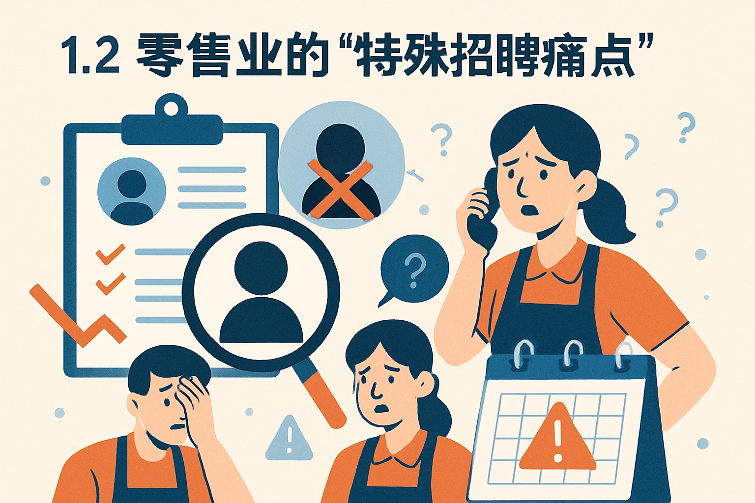 1.2 零售业的“特殊招聘痛点”