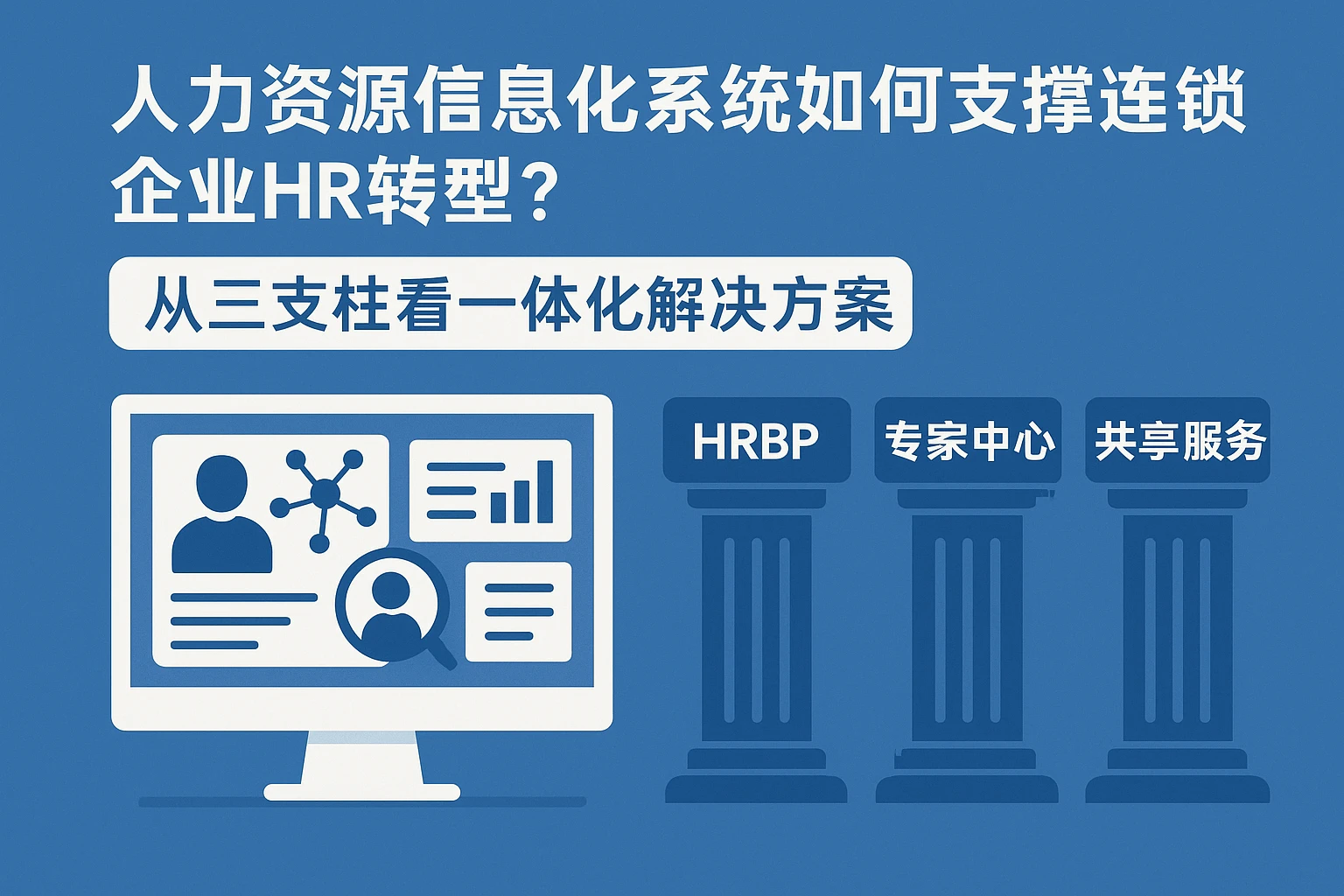 人力资源信息化系统如何支撑连锁企业HR转型？从三支柱看一体化解决方案