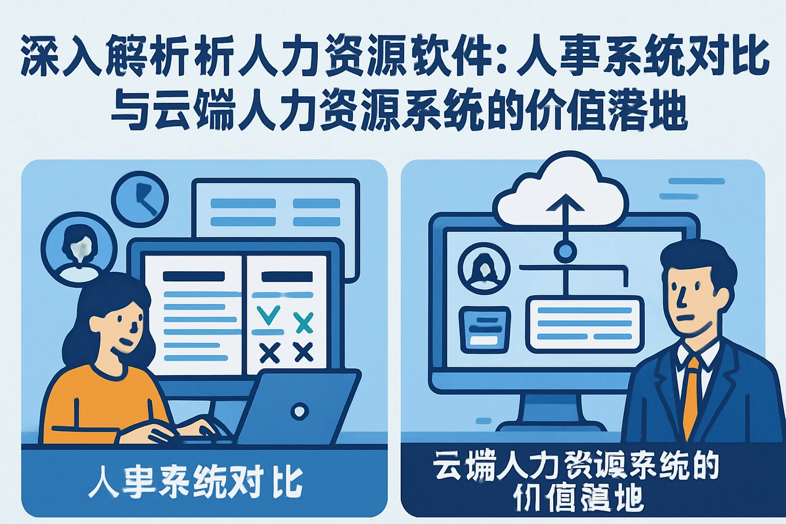 深入解析人力资源软件：人事系统对比与云端人力资源系统的价值落地