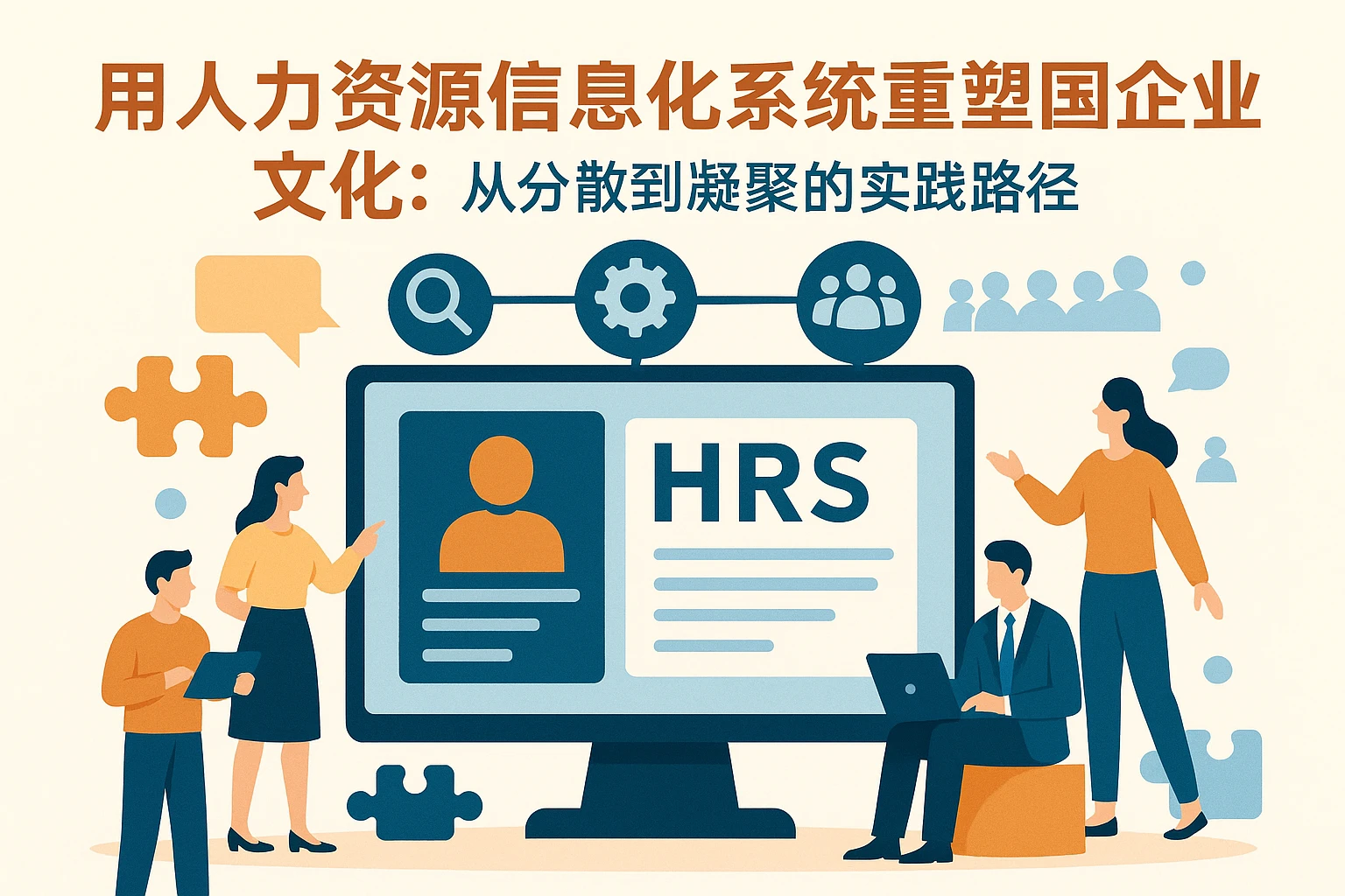 用人力资源信息化系统重塑国企企业文化：从分散到凝聚的实践路径