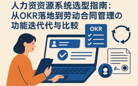 人力资源系统选型指南：从OKR落地到劳动合同管理的功能迭代与比较