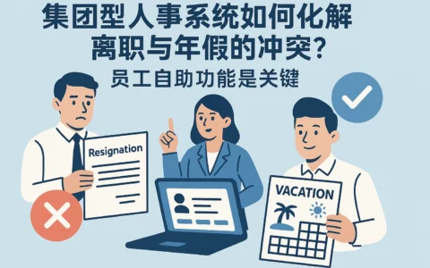 集团型人事系统如何化解离职与年假的冲突？员工自助功能是关键