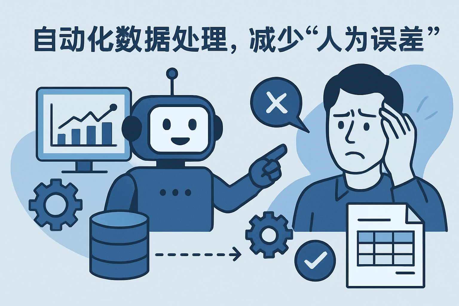 2. 自动化数据处理，减少“人为误差”