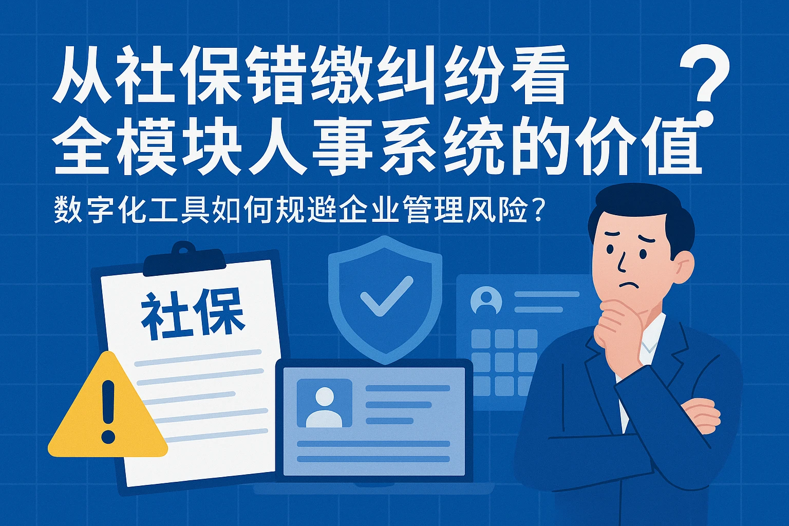 从社保错缴纠纷看全模块人事系统的价值——数字化工具如何规避企业管理风险？