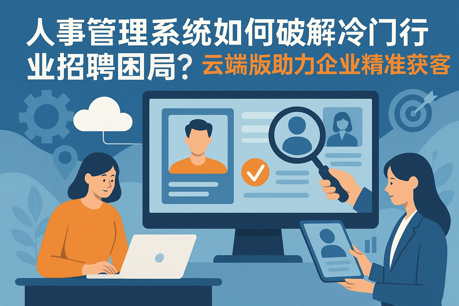 人事管理系统如何破解冷门行业招聘困局？云端版助力企业精准获客