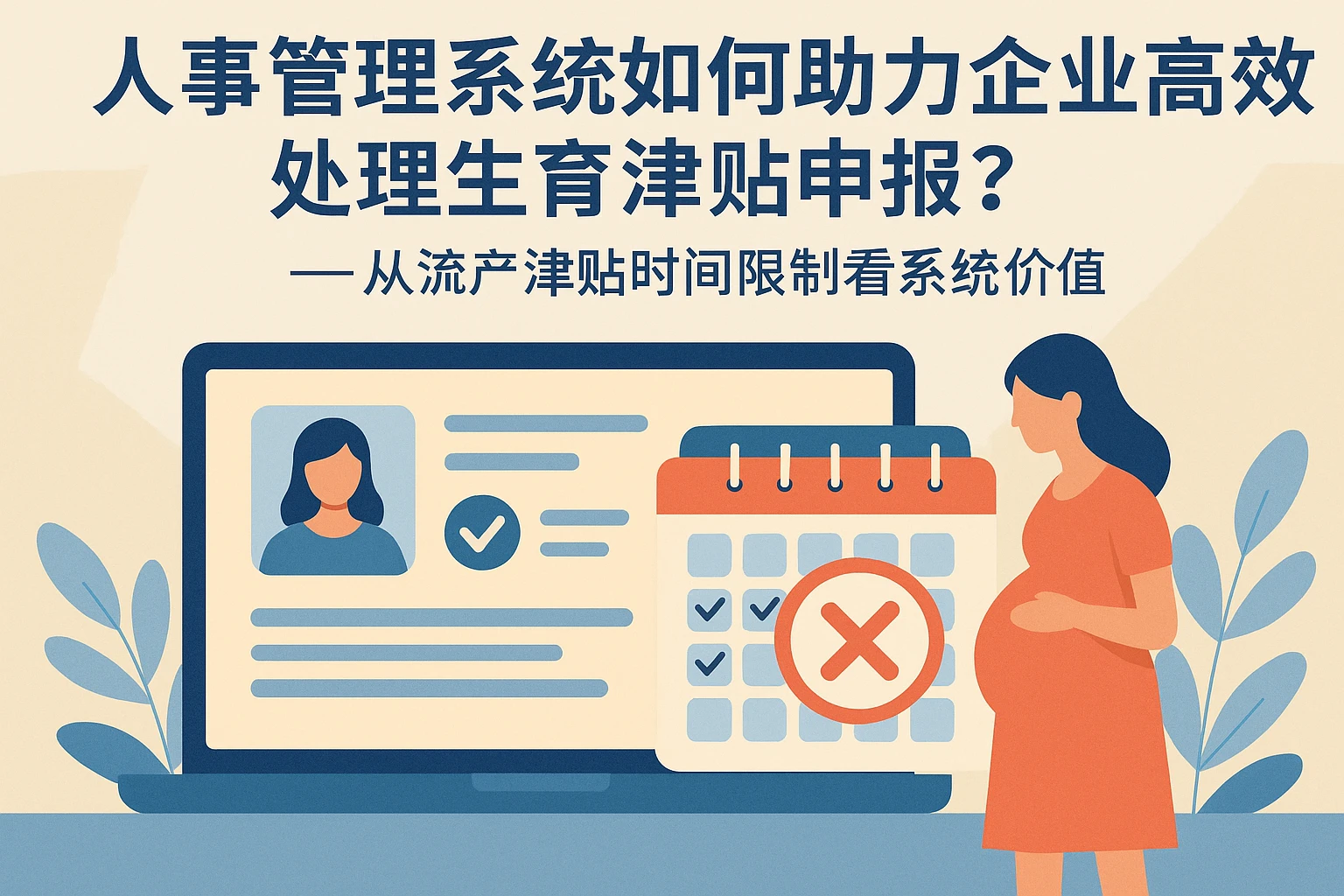 人事管理系统如何助力企业高效处理生育津贴申报？——从流产津贴时间限制看系统价值