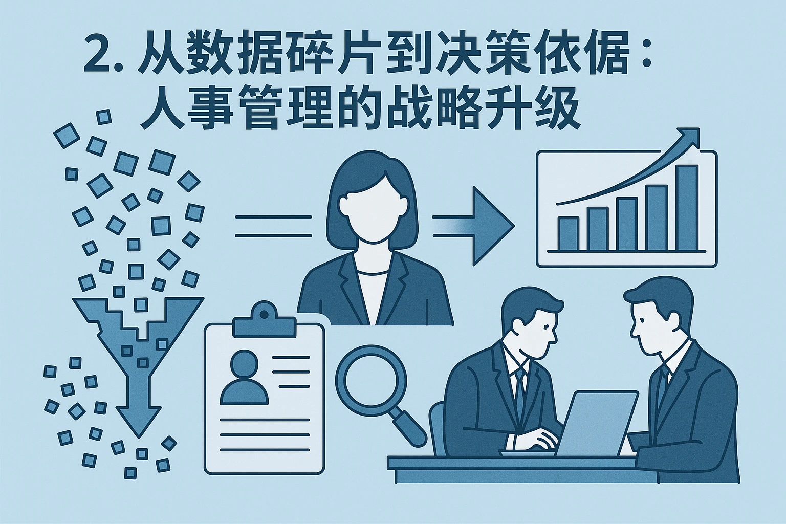 2. 从数据碎片到决策依据：人事管理的战略升级