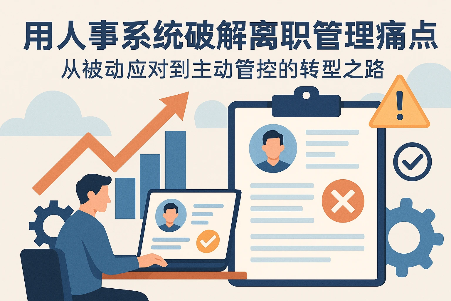 用人事系统破解离职管理痛点：从被动应对到主动管控的转型之路