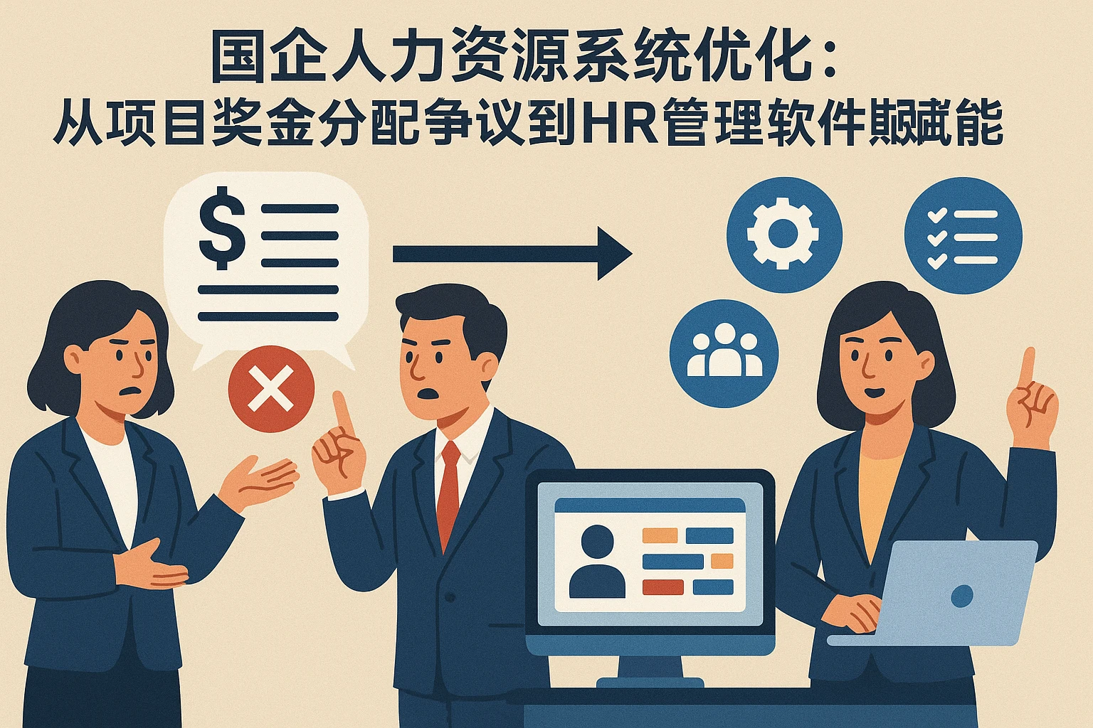 国企人力资源系统优化：从项目奖金分配争议到HR管理软件赋能