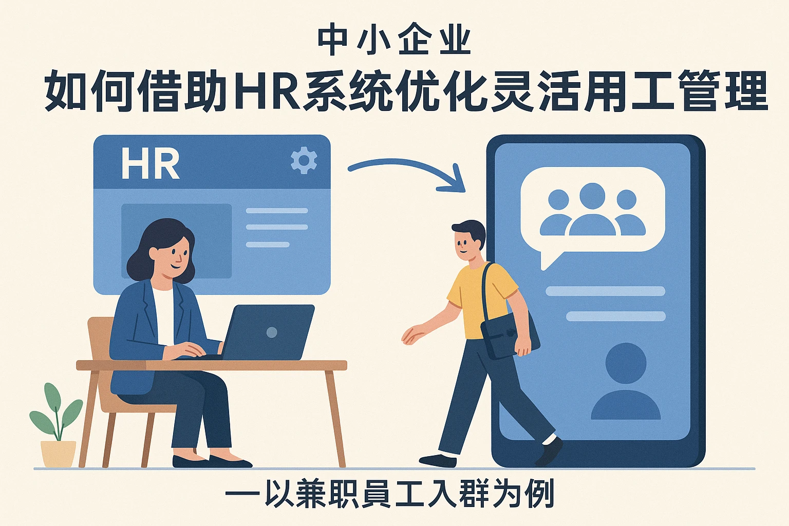 中小企业如何借助HR系统优化灵活用工管理——以兼职员工入群为例
