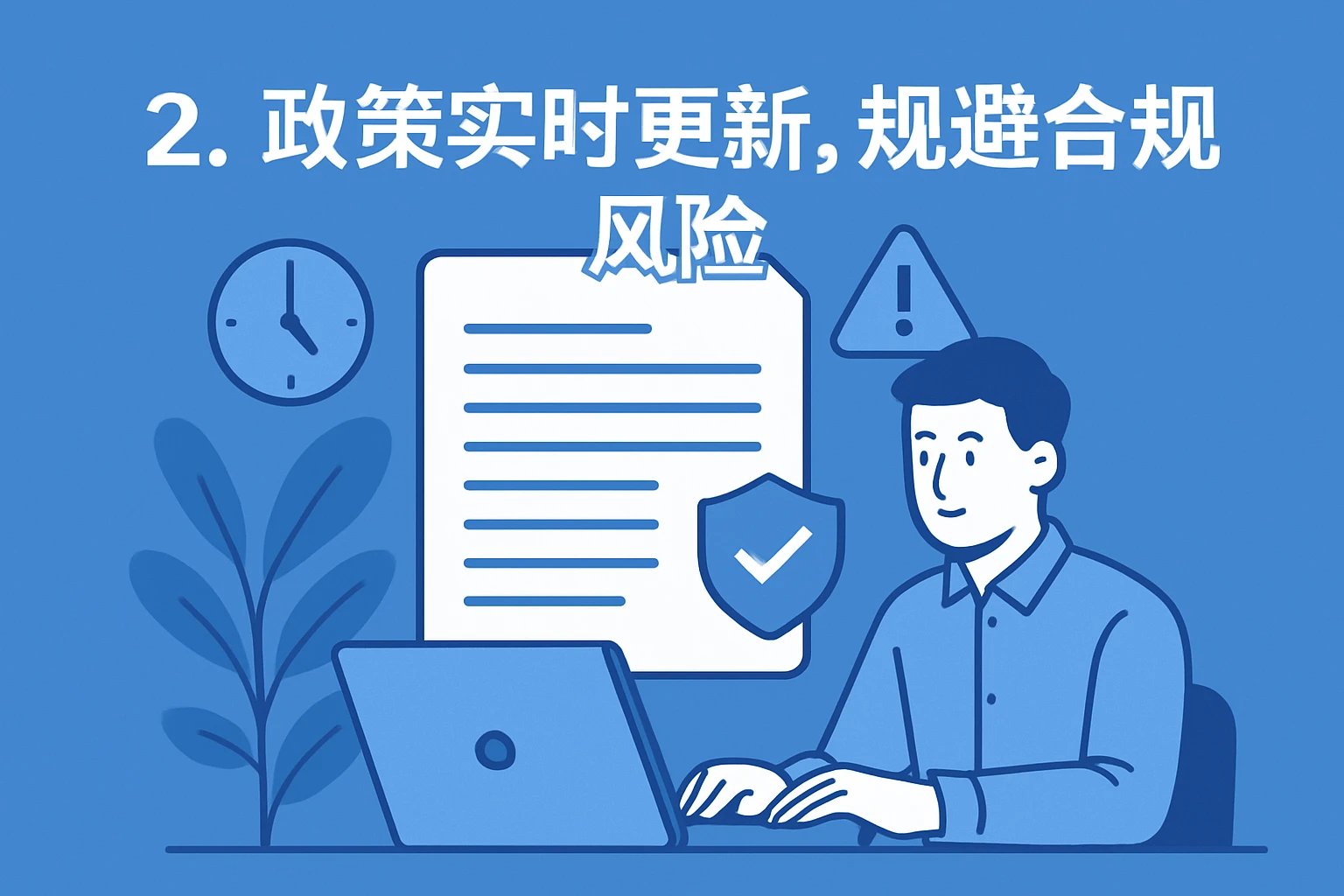 2. 政策实时更新，规避合规风险
