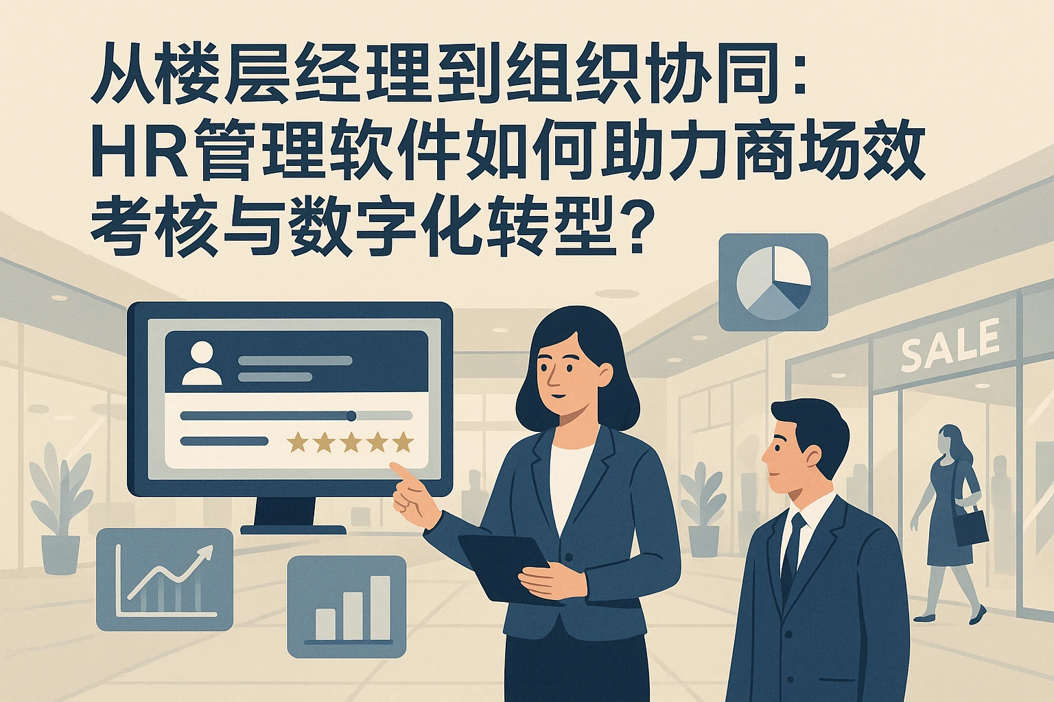 从楼层经理到组织协同：HR管理软件如何助力商场绩效考核与数字化转型？