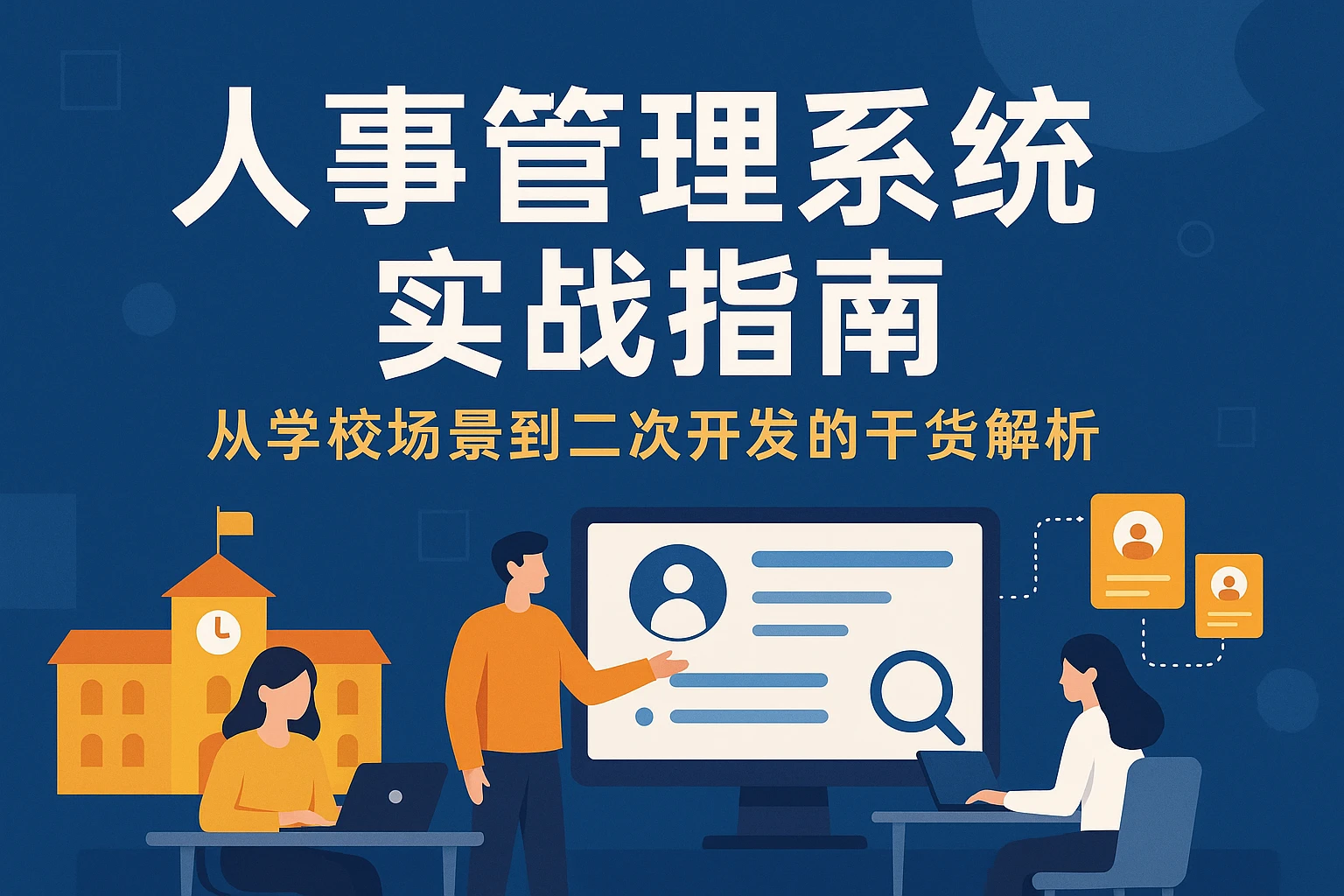 人事管理系统实战指南：从学校场景到二次开发的干货解析