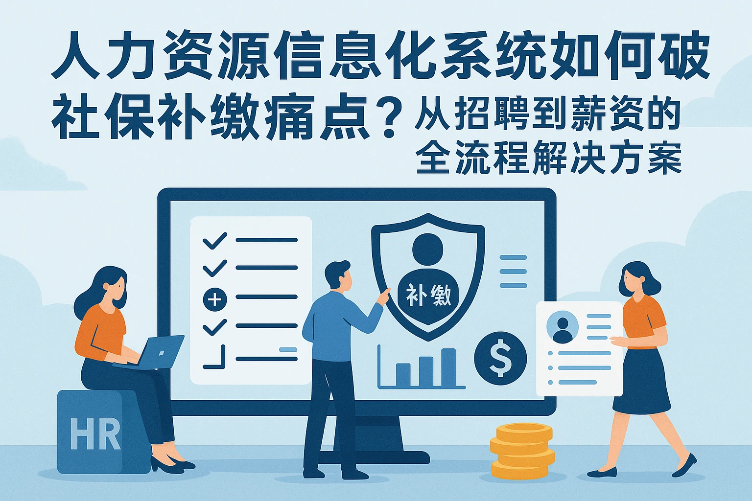 人力资源信息化系统如何破解社保补缴痛点？从招聘到薪资的全流程解决方案