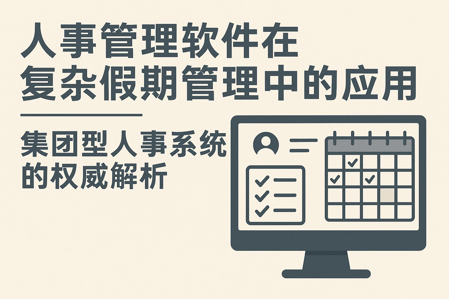 人事管理软件在复杂假期管理中的应用——集团型人事系统的权威解析