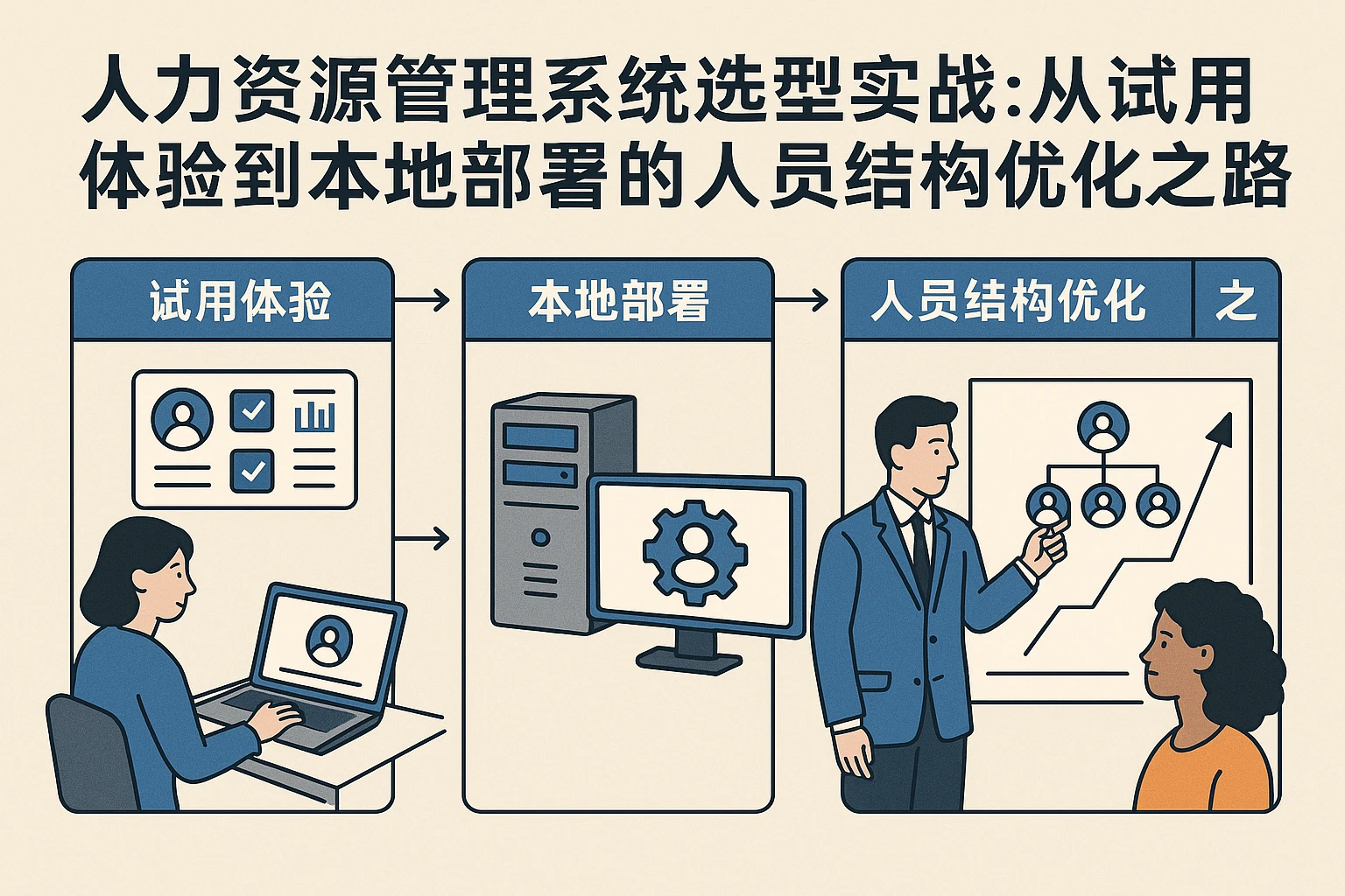 人力资源管理系统选型实战：从试用体验到本地部署的人员结构优化之路