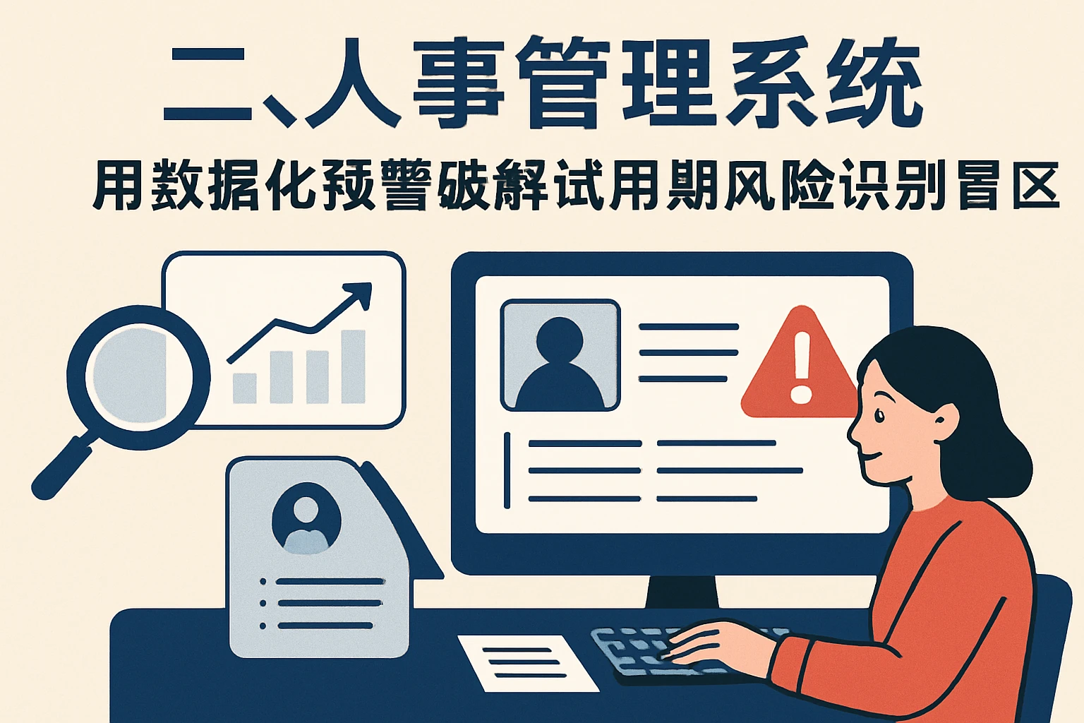 二、人事管理系统：用数据化预警破解试用期风险识别盲区