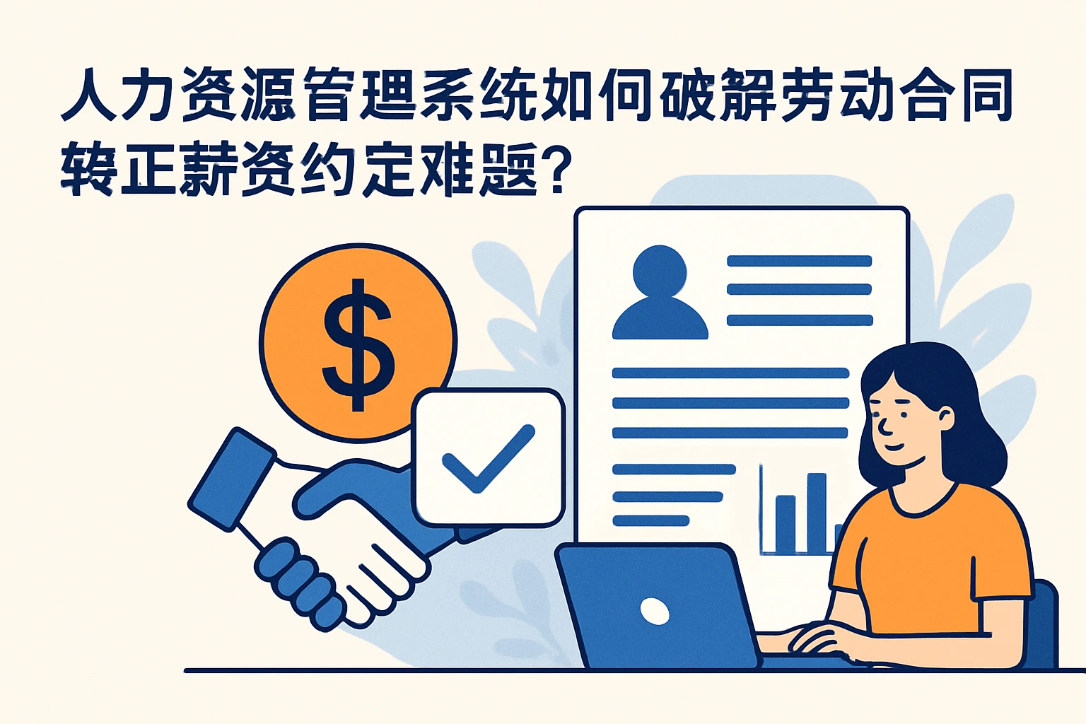 人力资源管理系统如何破解劳动合同转正薪资约定难题？