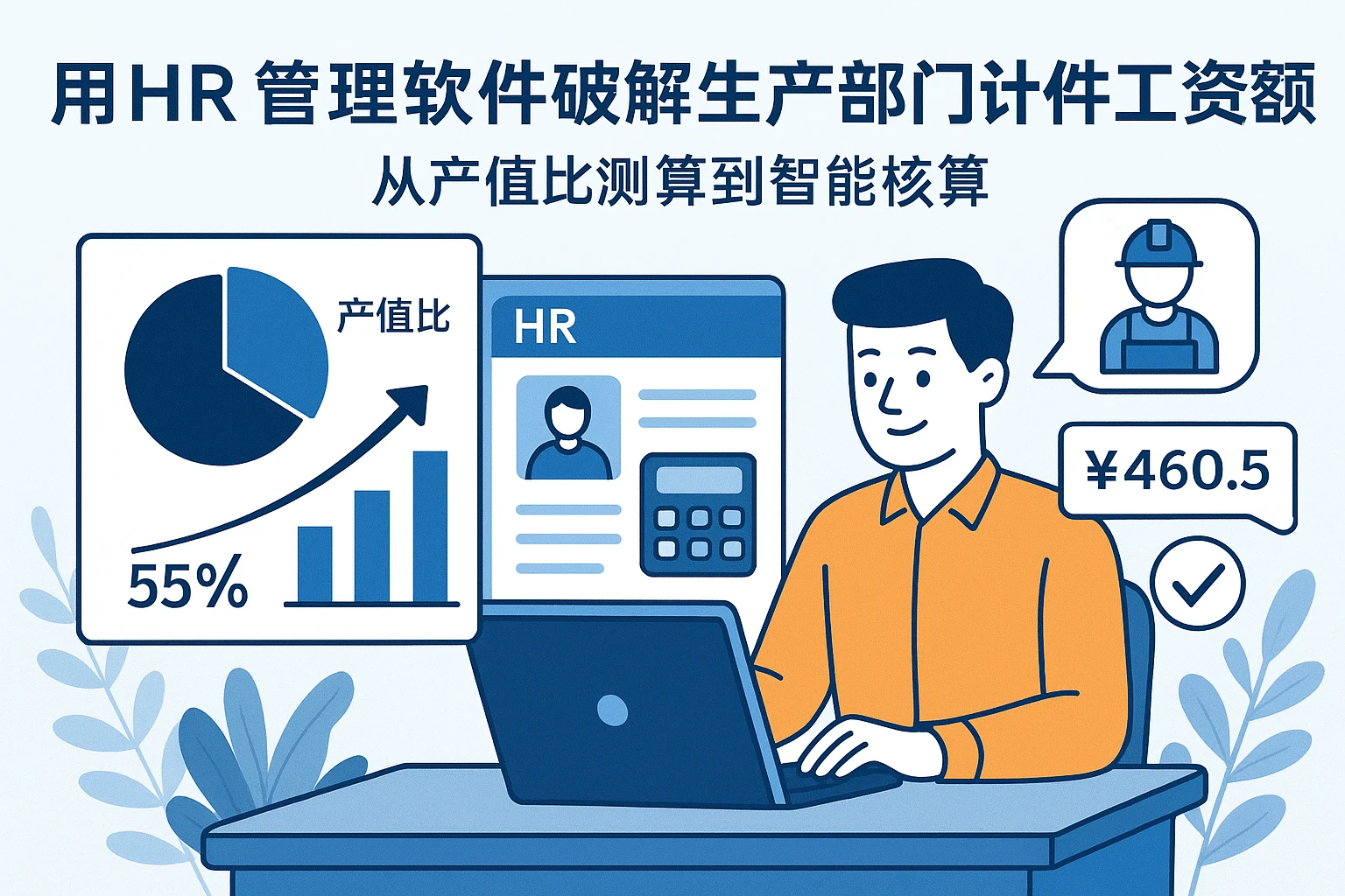 用HR管理软件破解生产部门计件工资难题：从产值比率测算到智能核算