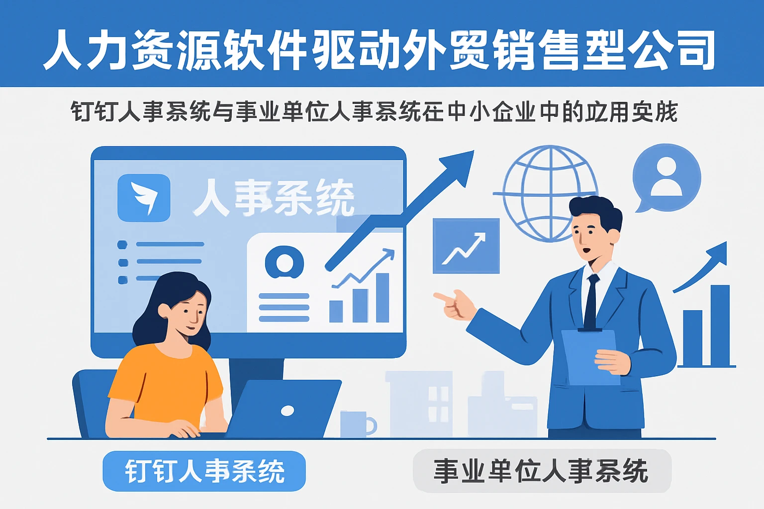 人力资源软件驱动外贸销售型公司变革——钉钉人事系统与事业单位人事系统在中小企业中的应用实践