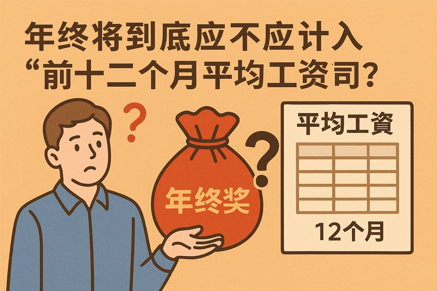 年终奖到底应不应计入“前十二个月平均工资”？