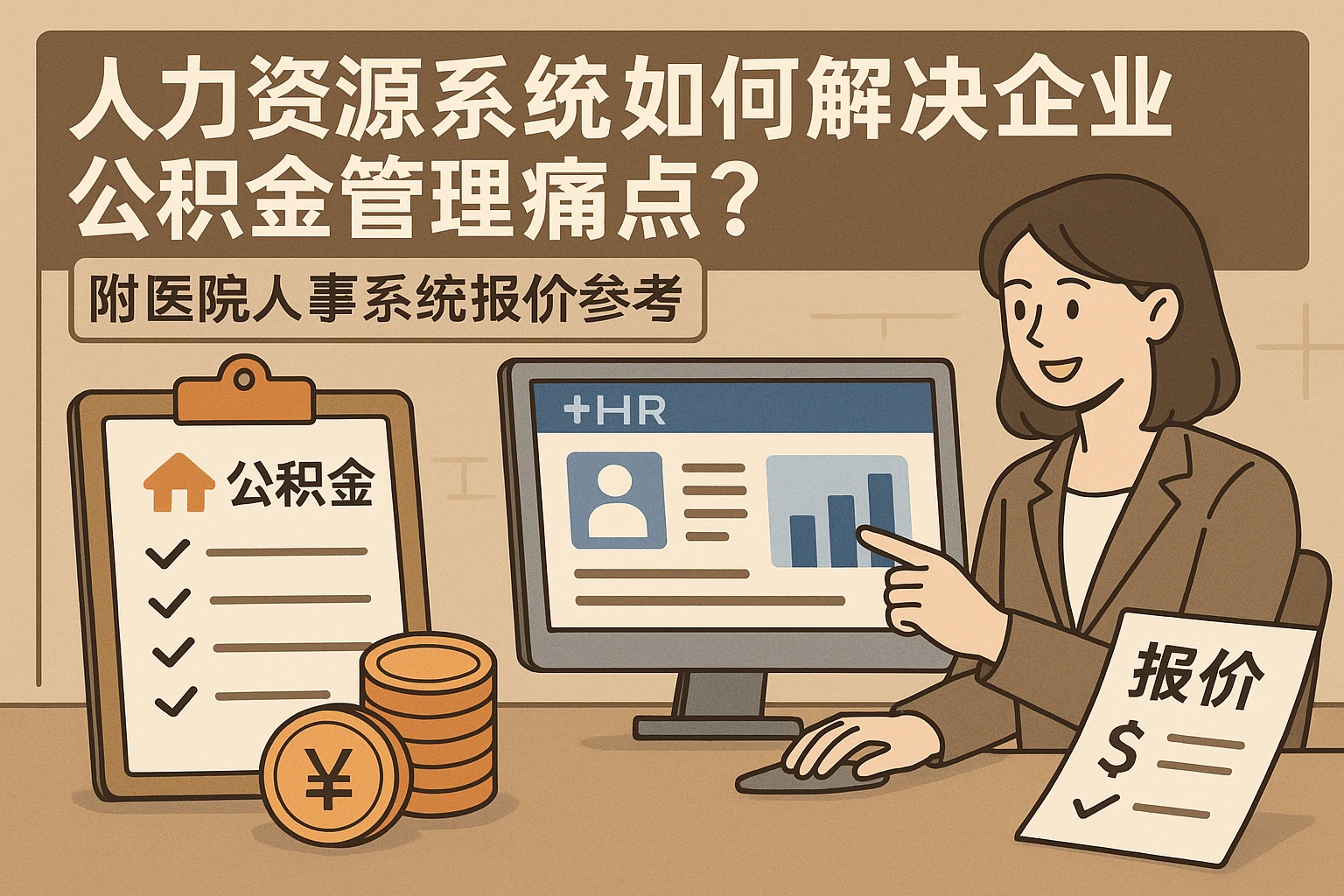 人力资源系统如何解决企业公积金管理痛点？附医院人事系统报价参考