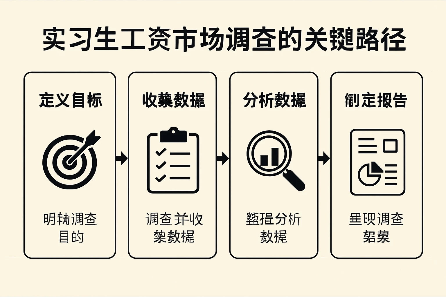 实习生工资市场调查的关键路径