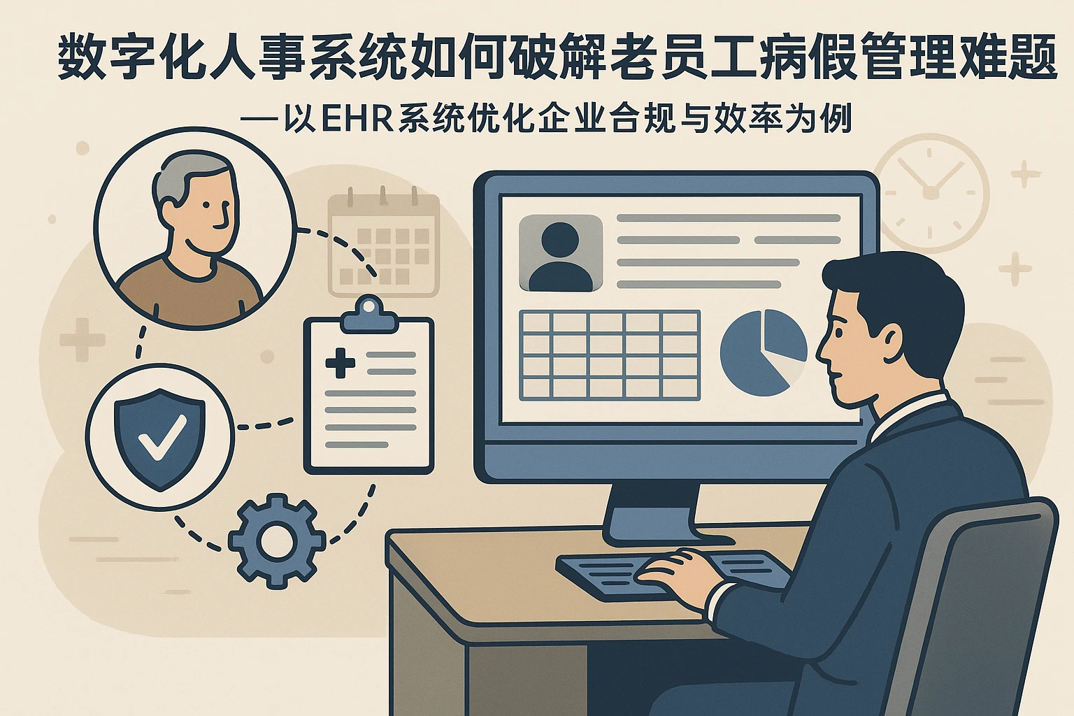 数字化人事系统如何破解老员工病假管理难题——以EHR系统优化企业合规与效率为例