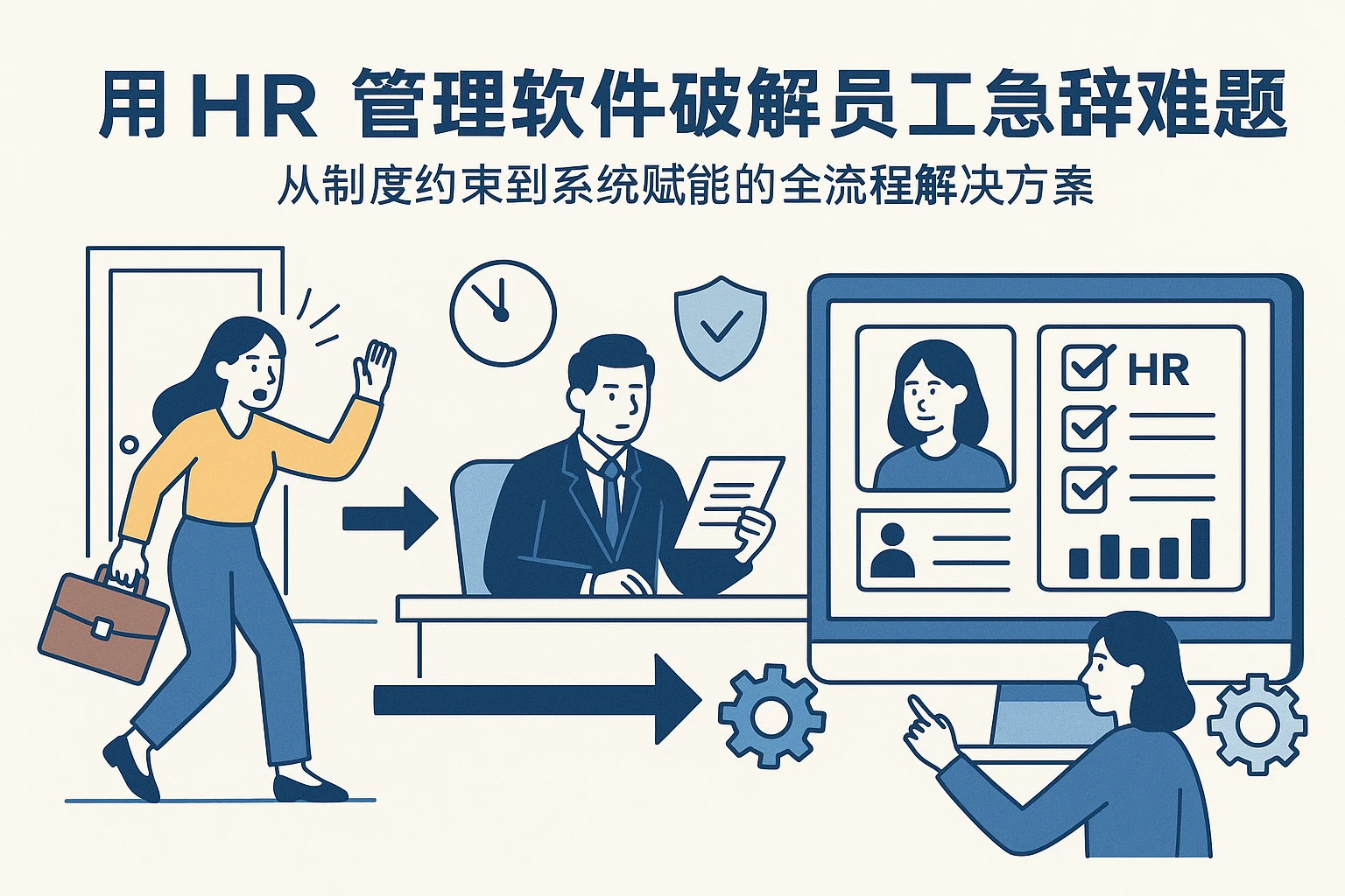 用HR管理软件破解员工急辞难题：从制度约束到系统赋能的全流程解决方案