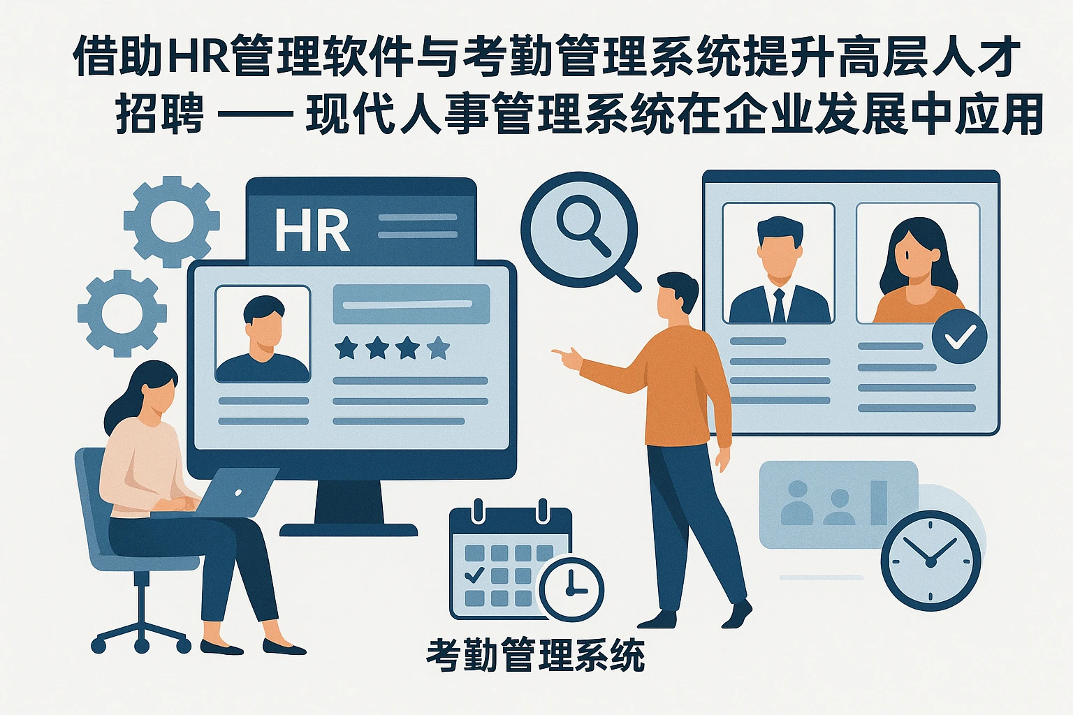 借助HR管理软件与考勤管理系统提升高层人才招聘 —— 现代人事管理系统在企业发展中的应用