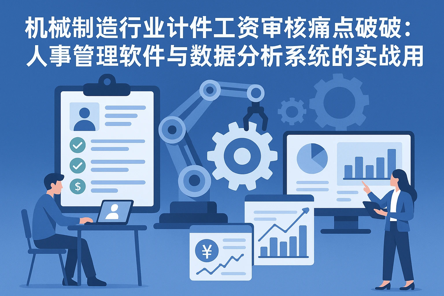 机械制造行业计件工资审核痛点破解：人事管理软件与数据分析系统的实战应用