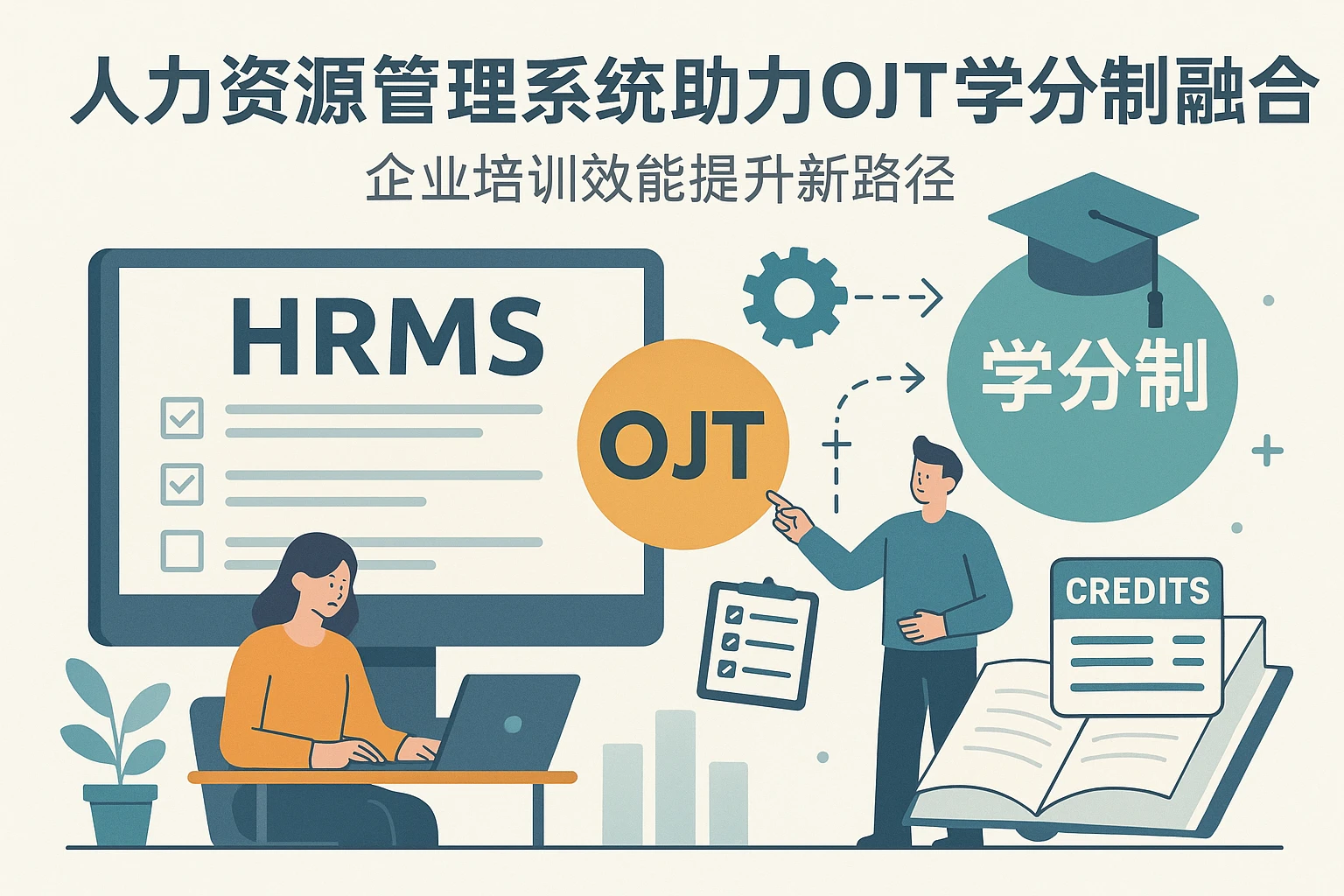 人力资源管理系统助力OJT与学分制融合：企业培训效能提升新路径