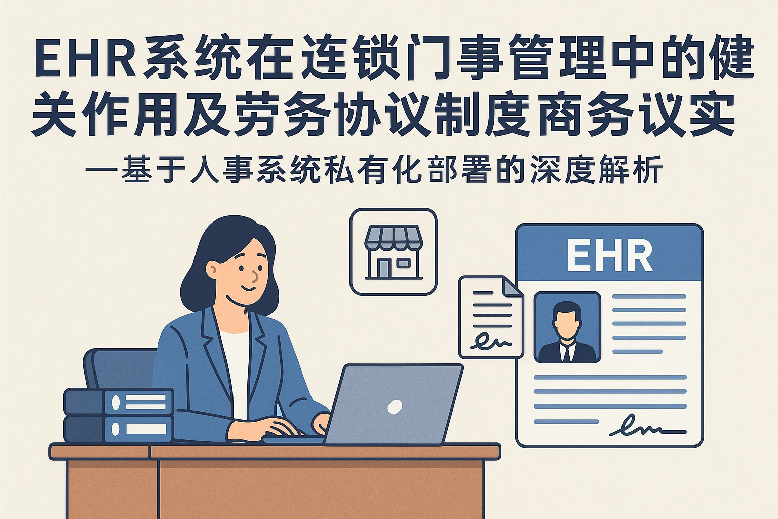 EHR系统在连锁门店人事管理中的关键作用及劳务协议处理实务——基于人事系统私有化部署的深度解析