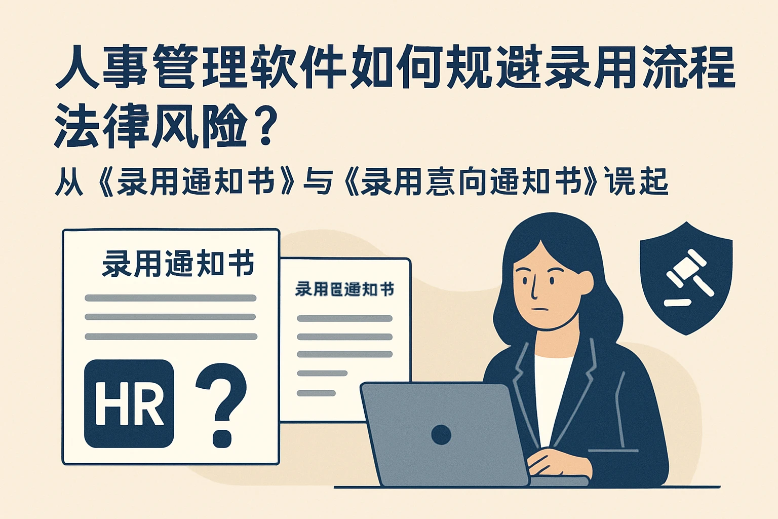 人事管理软件如何规避录用流程法律风险？从《录用通知书》与《录用意向通知书》说起