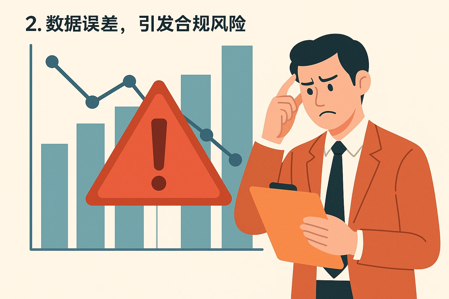 2. 数据误差，引发合规风险