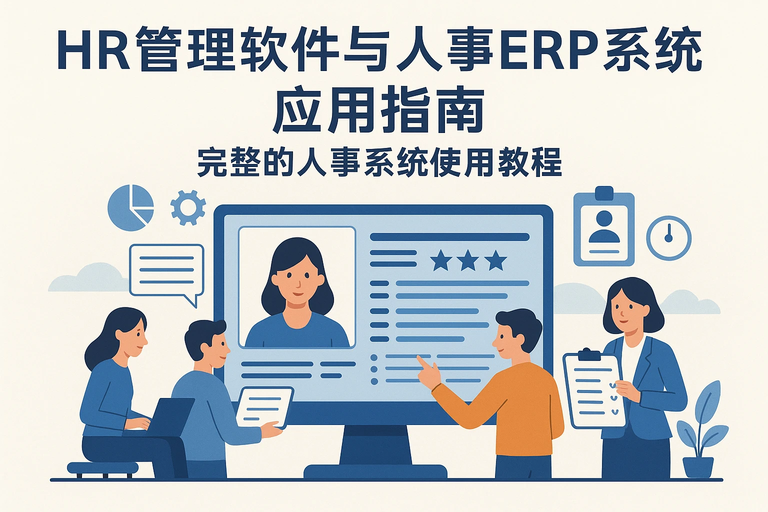 HR管理软件与人事ERP系统应用指南：完整的人事系统使用教程
