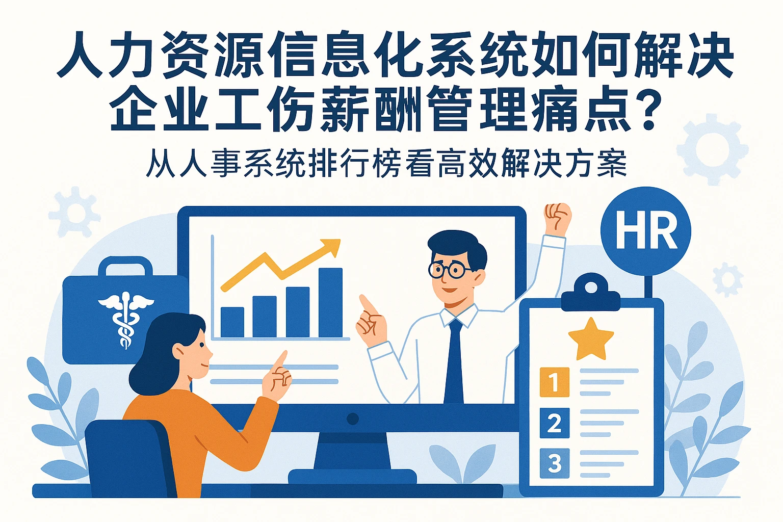 人力资源信息化系统如何解决企业工伤薪酬管理痛点？从人事系统排行榜看高效解决方案