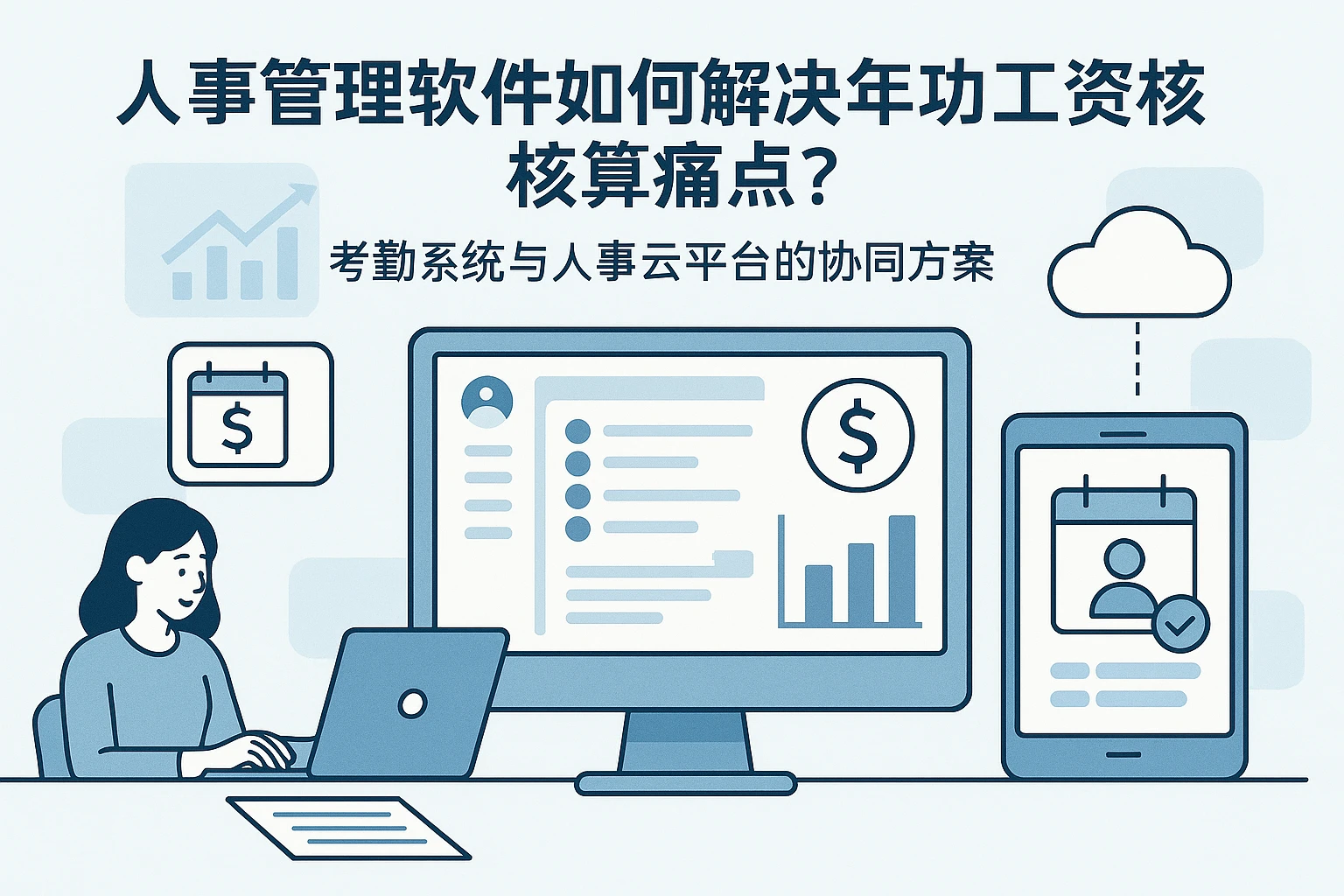人事管理软件如何解决年功工资核算痛点？考勤系统与人事云平台的协同方案
