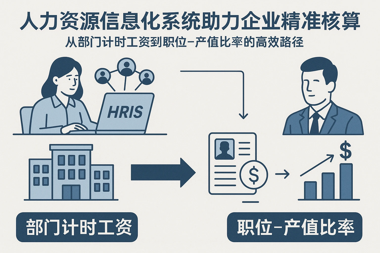 人力资源信息化系统助力企业精准核算：从部门计时工资到职位-产值比率的高效路径