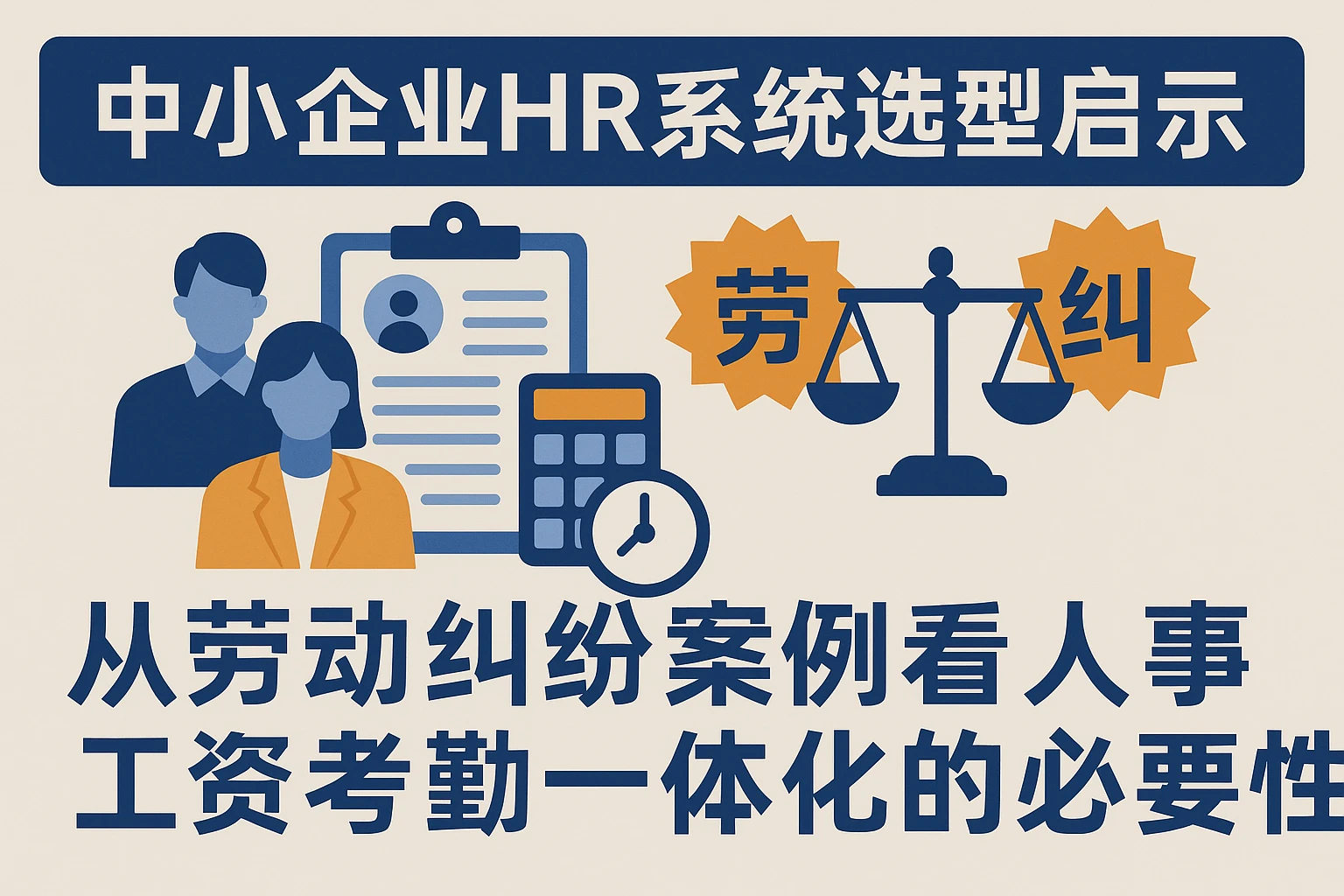 中小企业HR系统选型启示：从劳动纠纷案例看人事工资考勤一体化的必要性