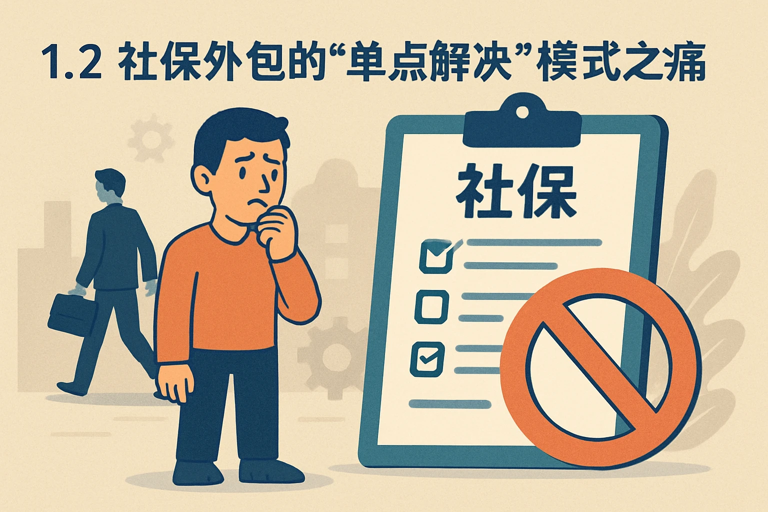 1.2 社保外包的“单点解决”模式之痛