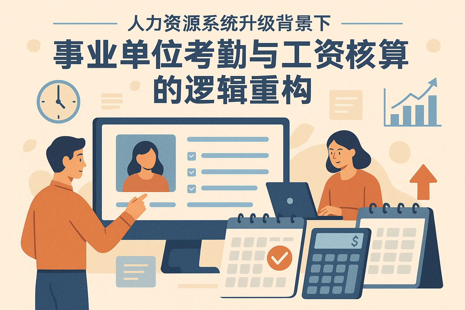 人力资源系统升级背景下，事业单位考勤与工资核算的逻辑重构