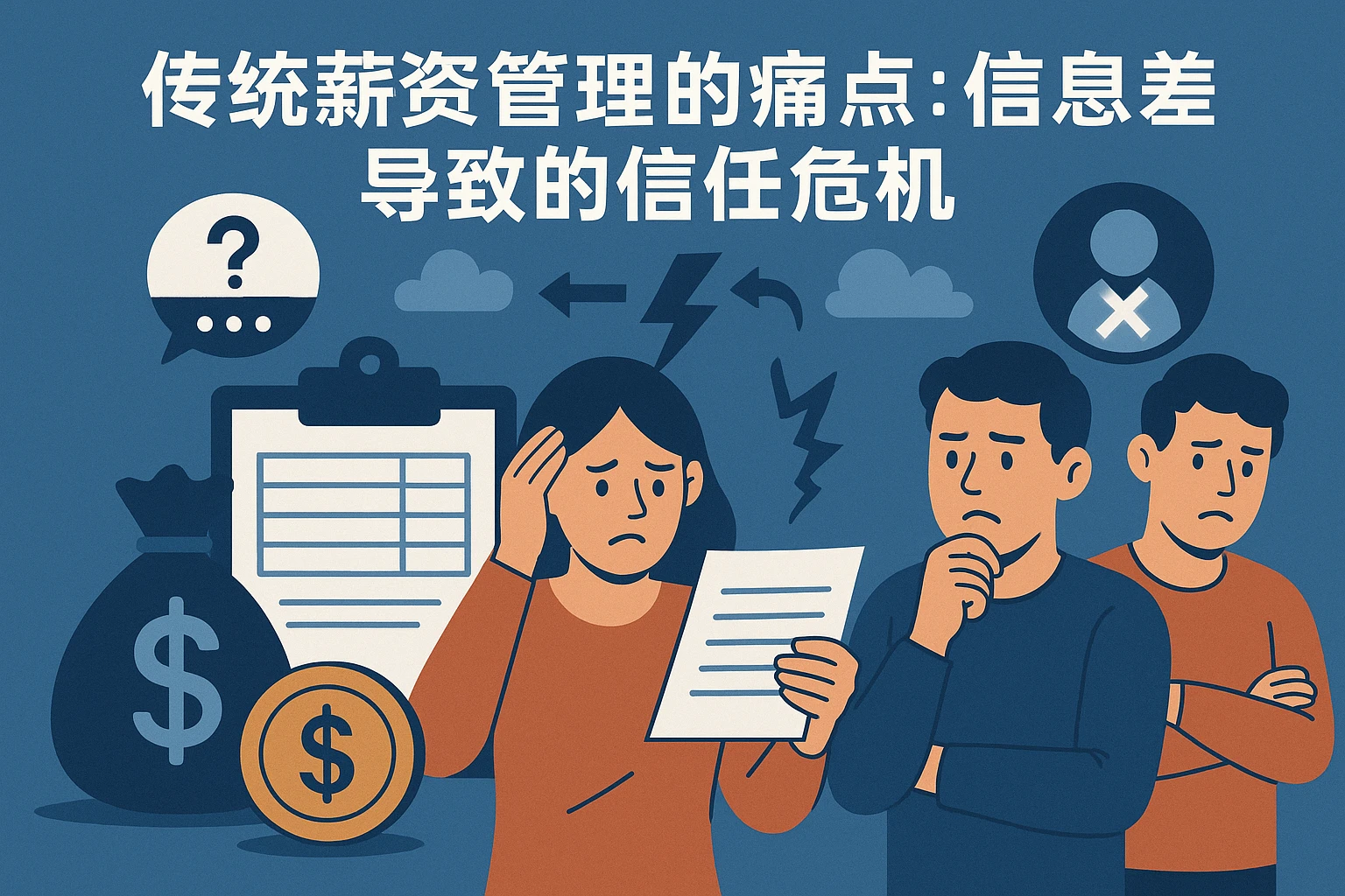 2. 传统薪资管理的痛点：信息差导致的信任危机