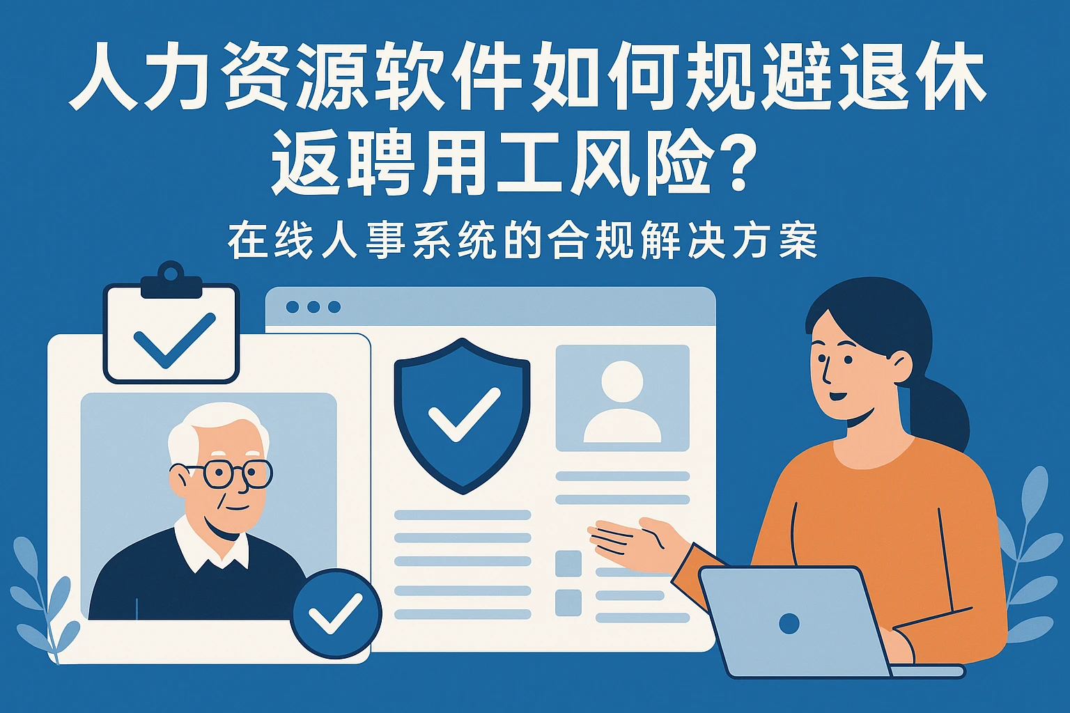 人力资源软件如何规避退休返聘用工风险？在线人事系统的合规解决方案