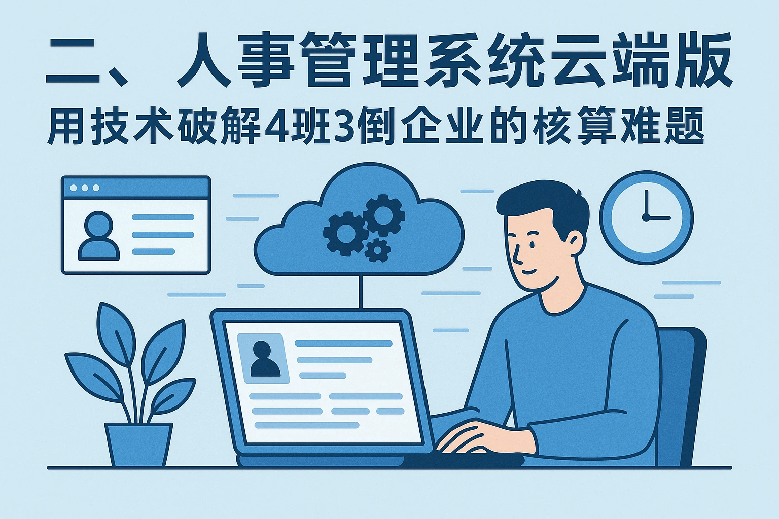 二、人事管理系统云端版：用技术破解4班3倒企业的核算难题