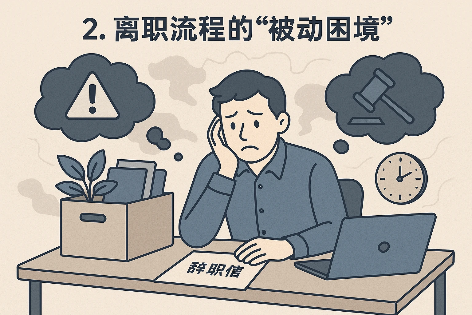 2. 离职流程的“被动困境”
