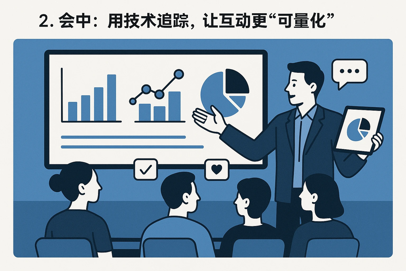 2. 会中：用技术追踪，让互动更“可量化”