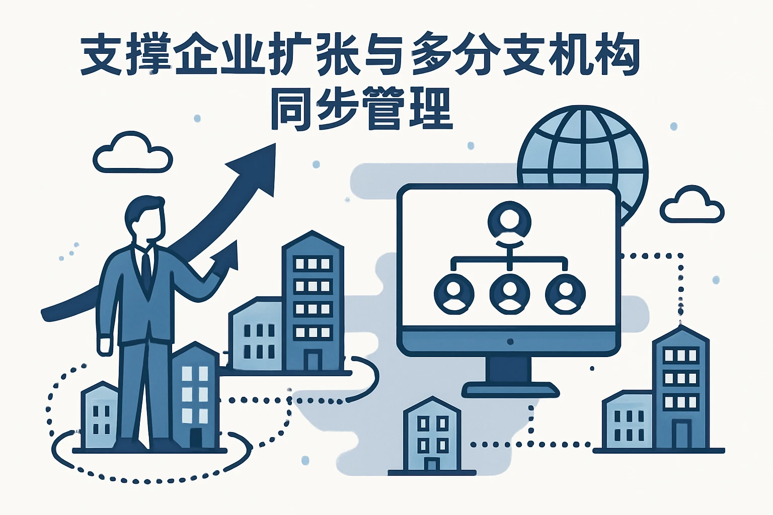 支撑企业扩张与多分支机构同步管理
